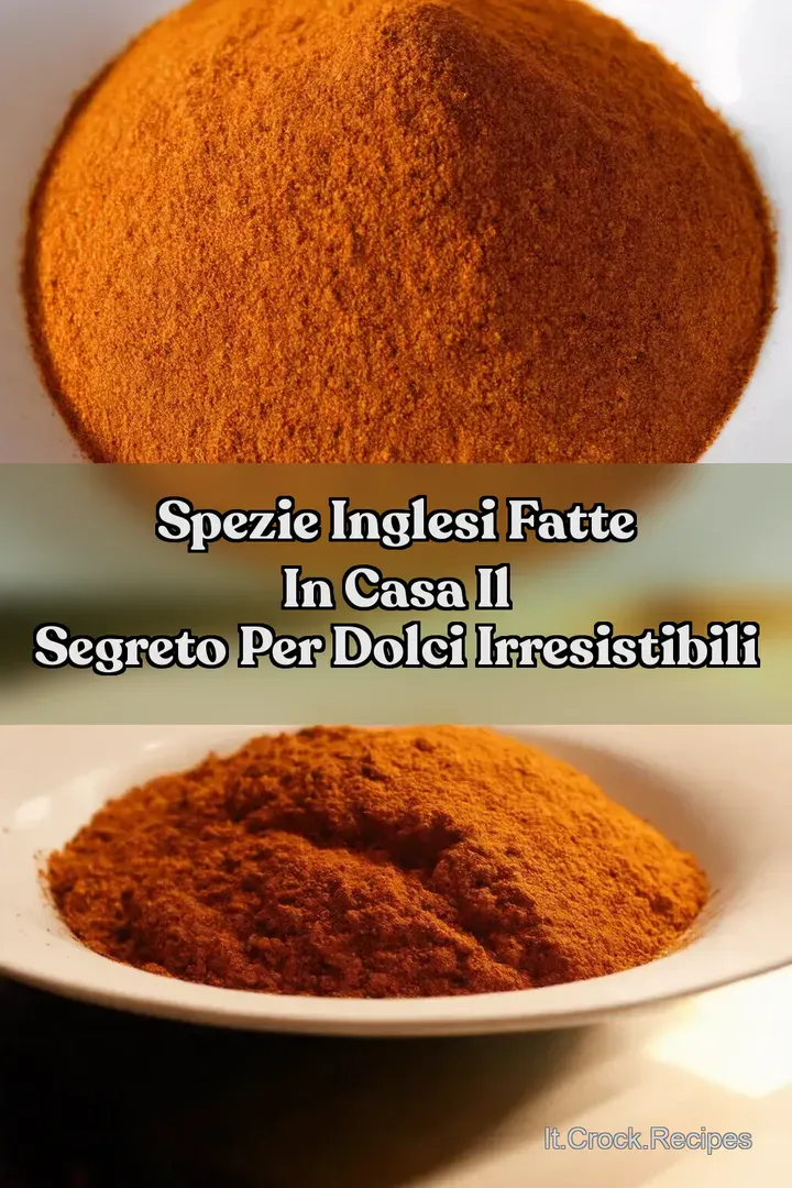 Spezie Inglesi Fatte in Casa Il Segreto per Dolci Irresistibili