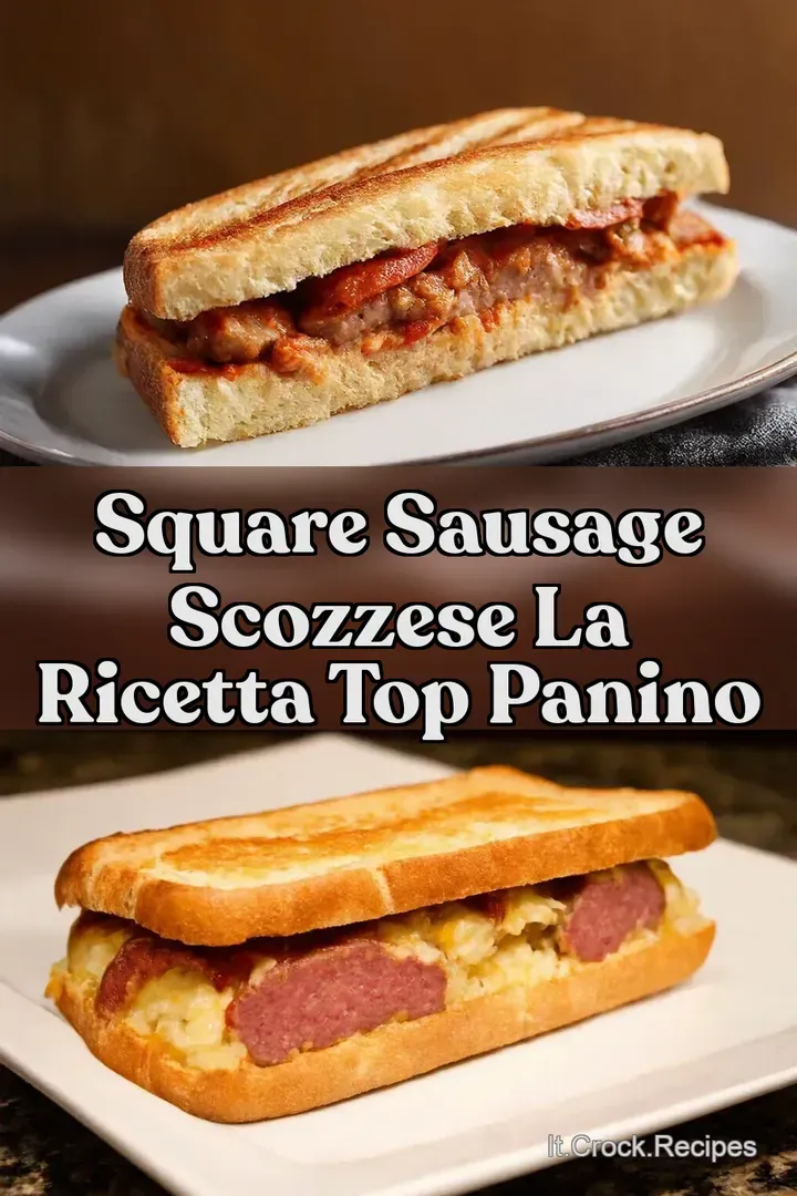 Square Sausage Scozzese La Ricetta Top Panino