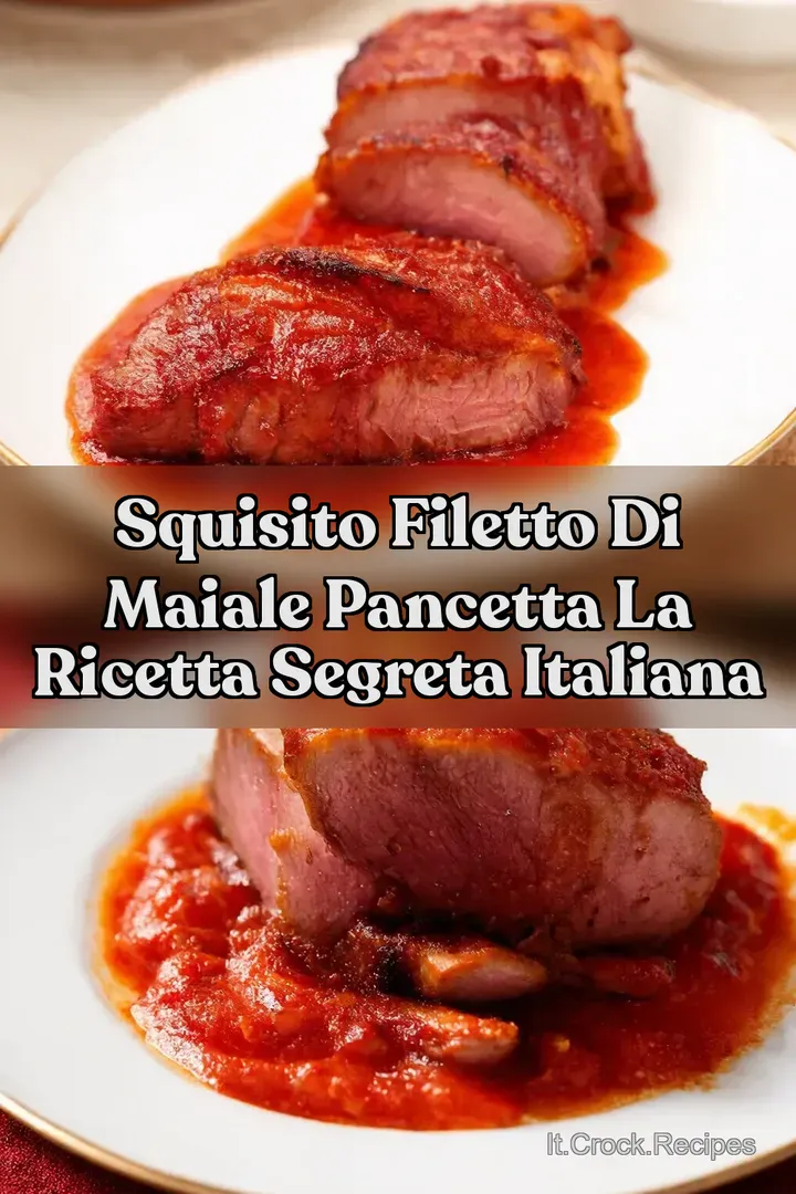 Squisito Filetto di Maiale Pancetta La Ricetta Segreta Italiana