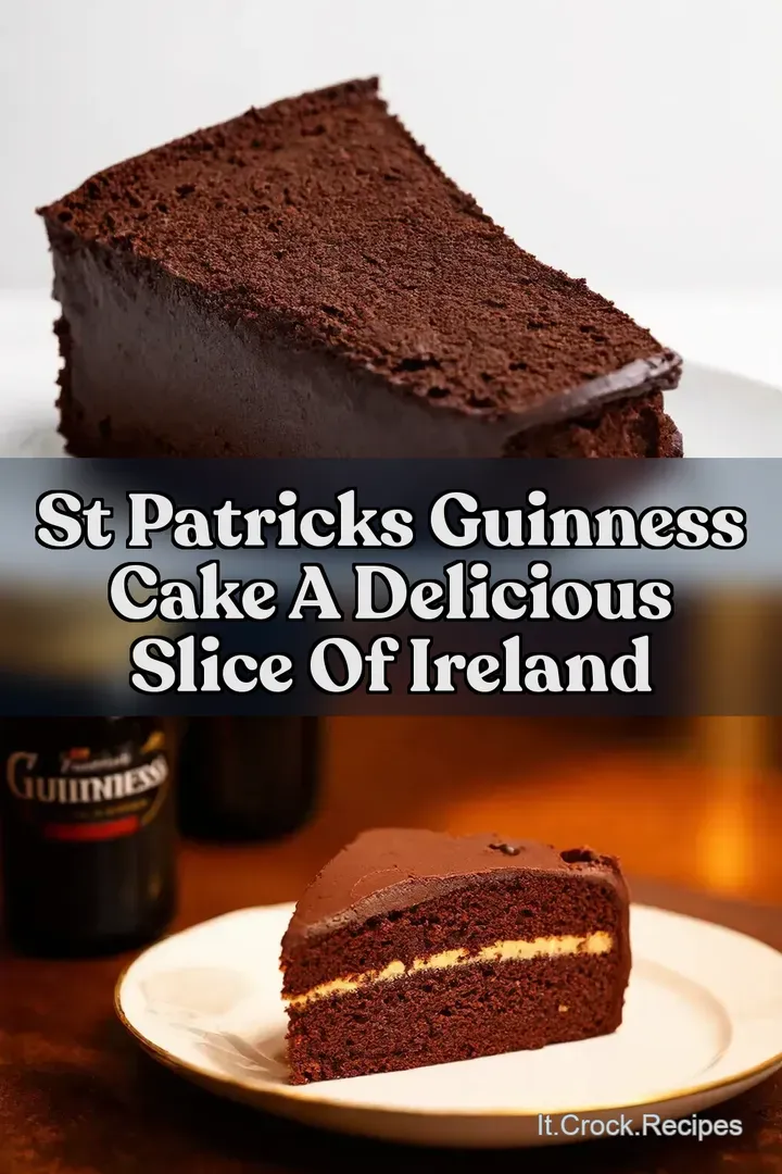 St Patricks Guinness Cake A Delicious Slice of Ireland