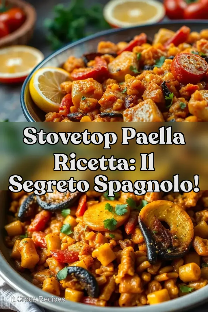 Stovetop Paella Ricetta: Il Segreto Spagnolo!