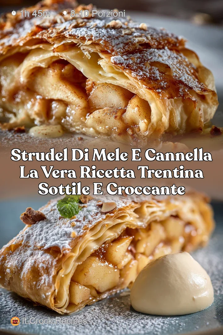 Strudel di Mele e Cannella la Vera Ricetta Trentina Sottile e Croccante