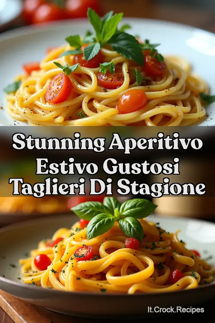 Stunning Aperitivo Estivo Gustosi Taglieri di Stagione