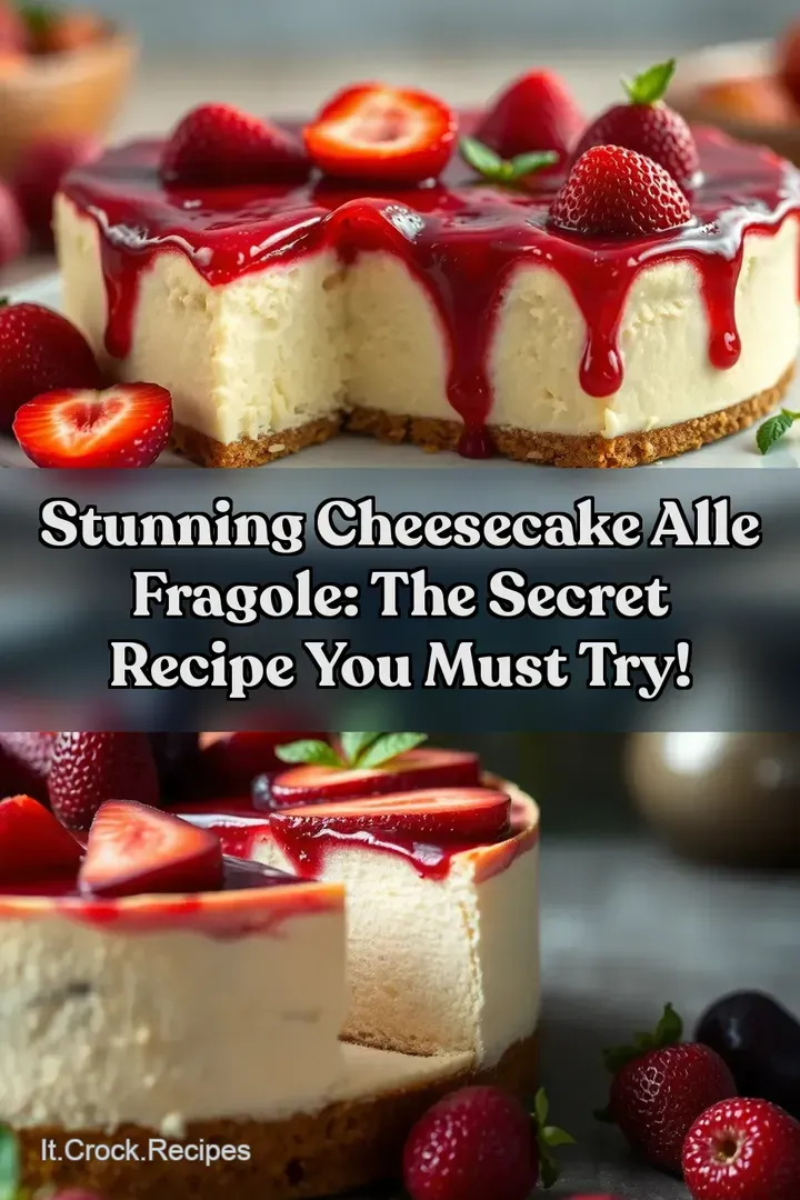Stunning cheesecake alle fragole: The Secret Recipe You Must Try!