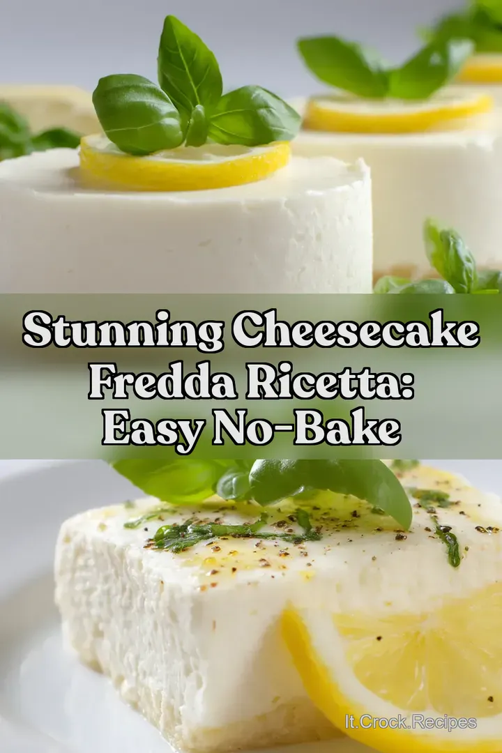 Stunning Cheesecake Fredda Ricetta: Easy No-Bake