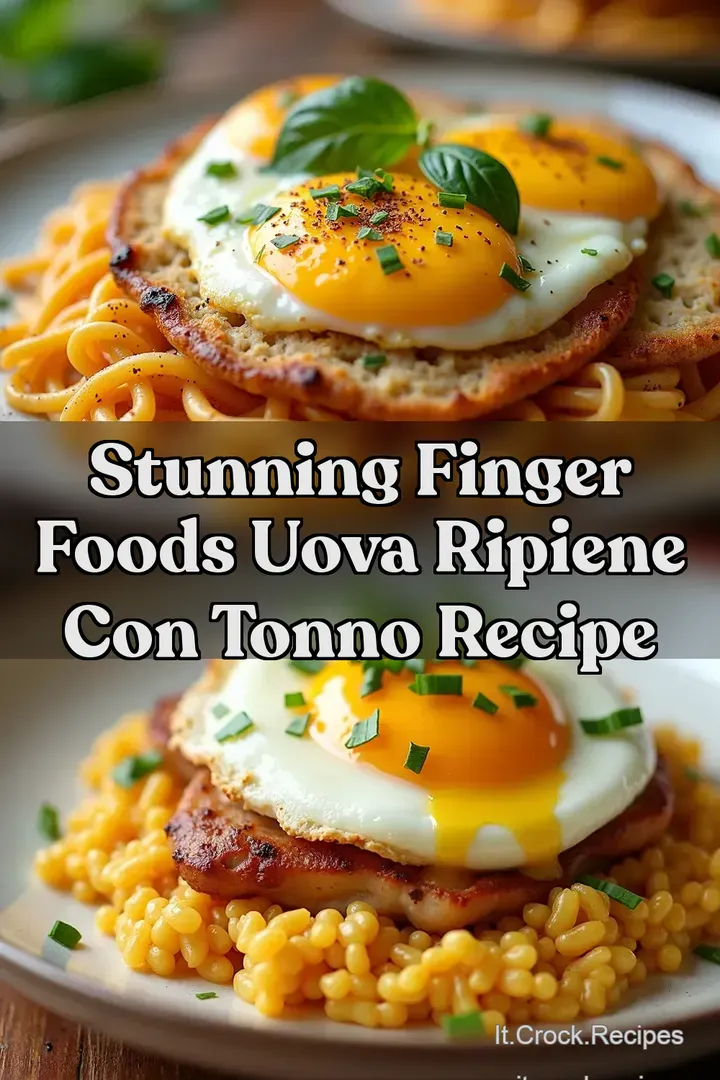 Stunning Finger Foods Uova Ripiene con Tonno Recipe