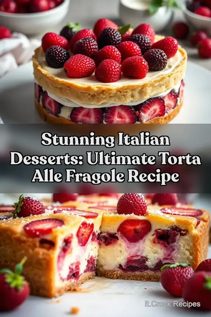 Stunning Italian Desserts: Ultimate Torta alle Fragole Recipe