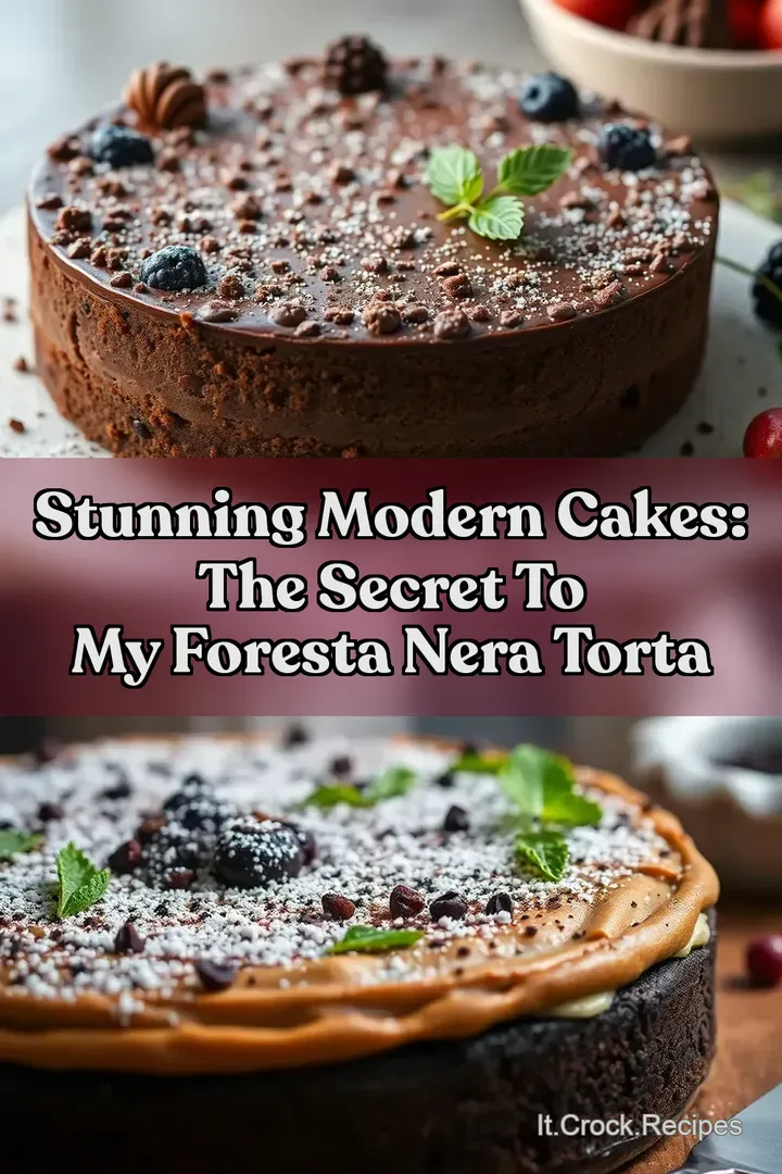 Stunning Modern Cakes: The Secret To My Foresta Nera Torta