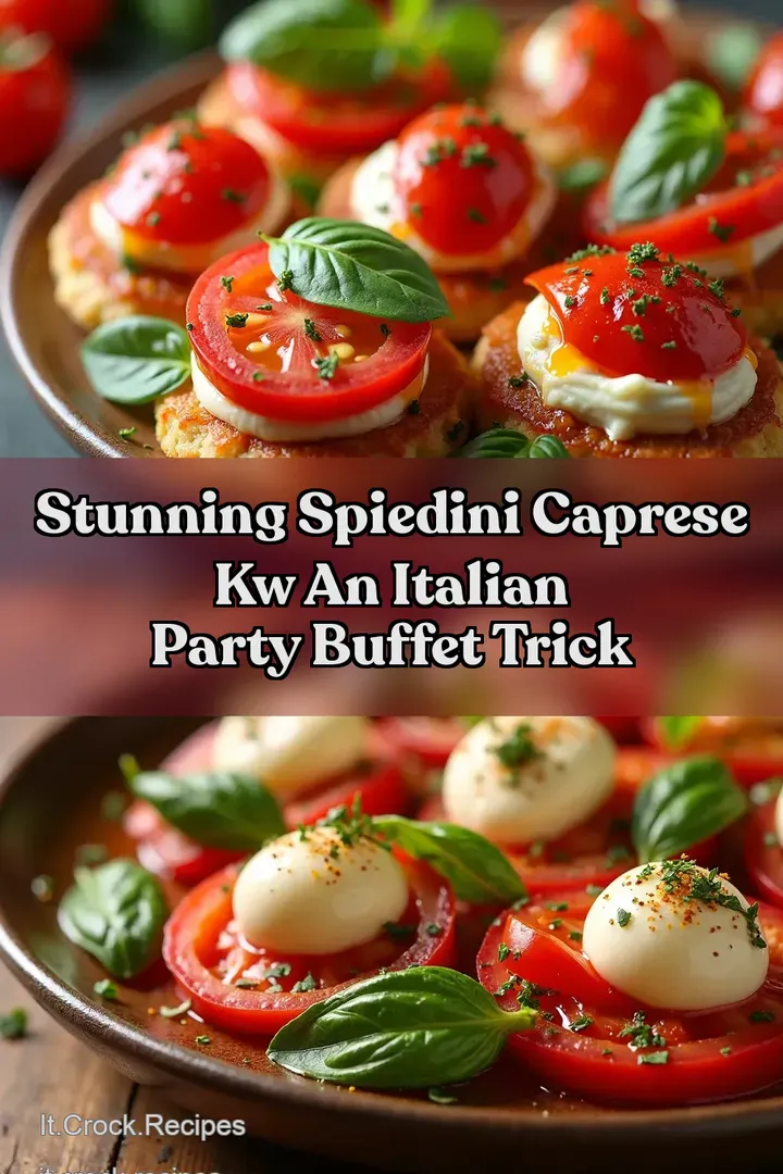 Stunning Spiedini Caprese kw An Italian Party Buffet Trick