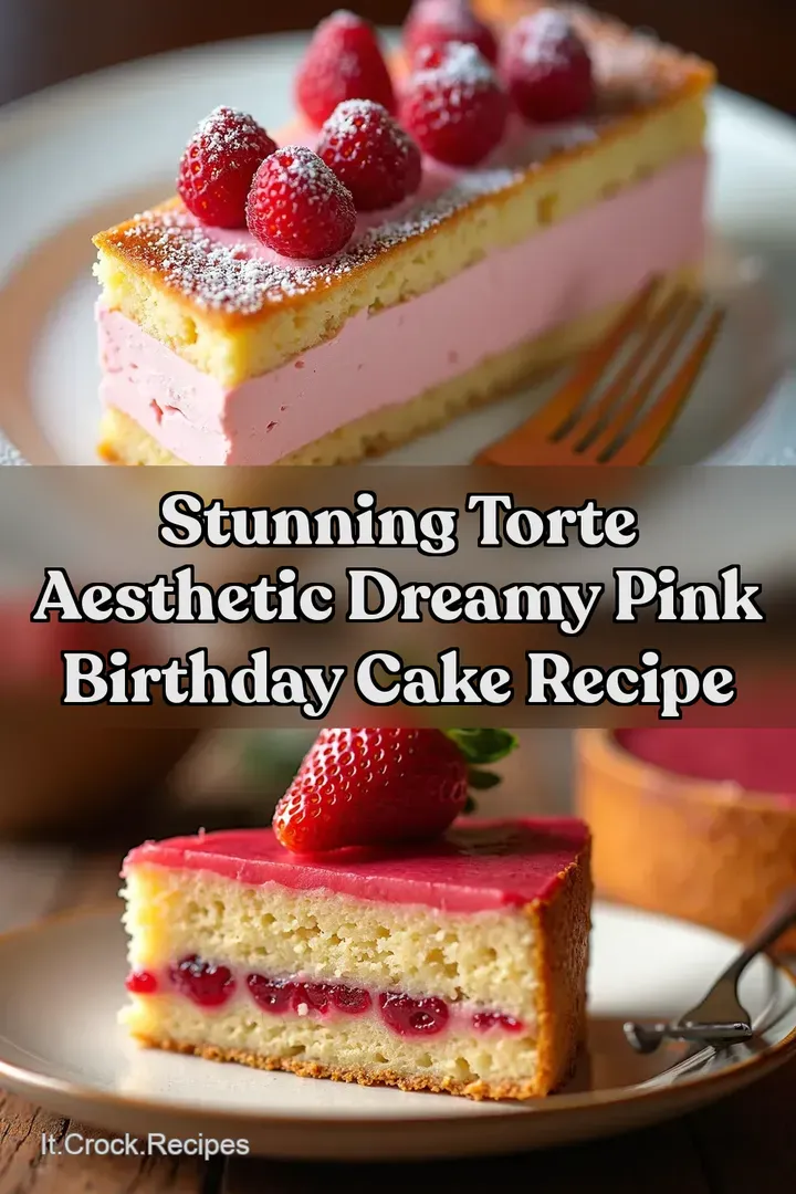 Stunning Torte Aesthetic Dreamy Pink Birthday Cake Recipe