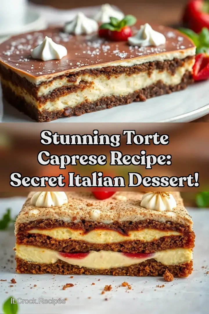 Stunning Torte Caprese Recipe: Secret Italian Dessert!