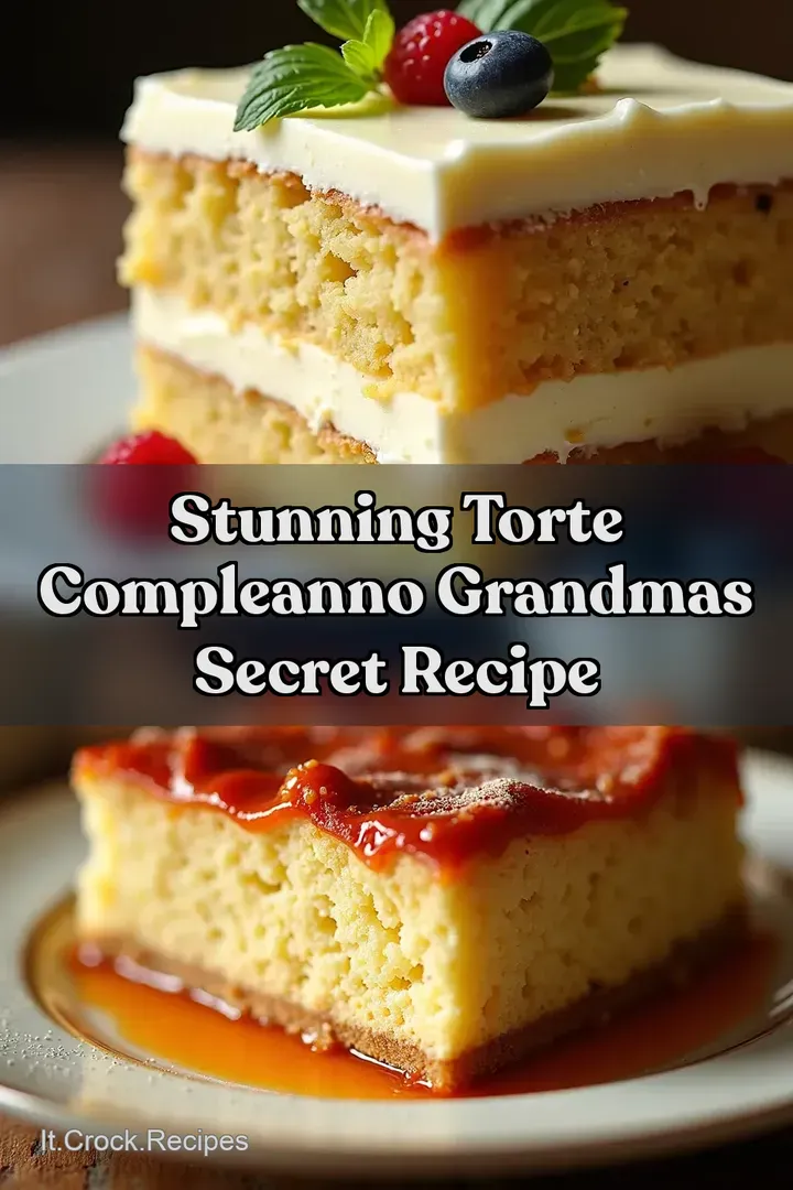 Stunning Torte Compleanno Grandmas Secret Recipe