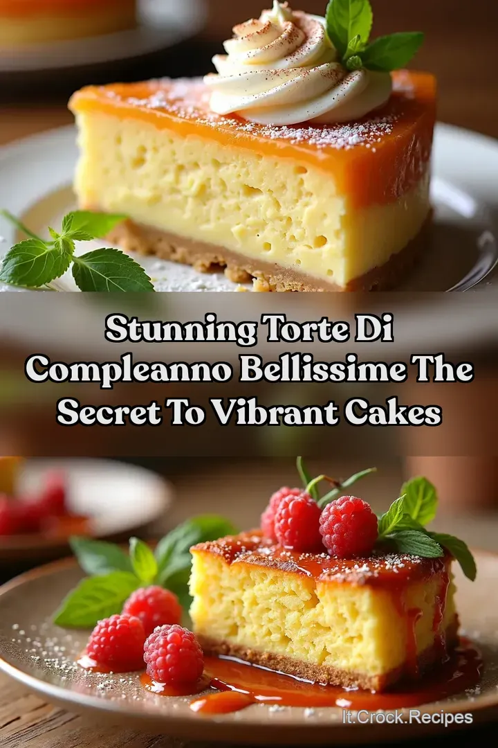 Stunning Torte di Compleanno Bellissime The Secret to Vibrant Cakes