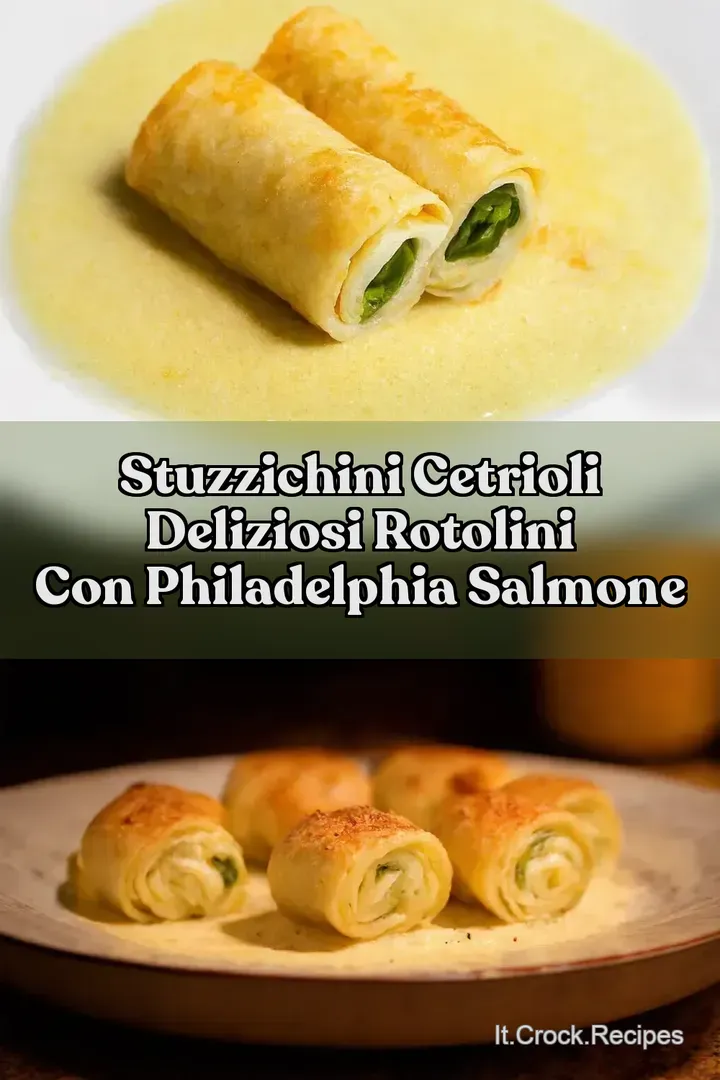 Stuzzichini Cetrioli Deliziosi Rotolini con Philadelphia Salmone