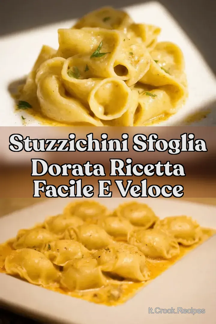 Stuzzichini Sfoglia Dorata Ricetta Facile e Veloce