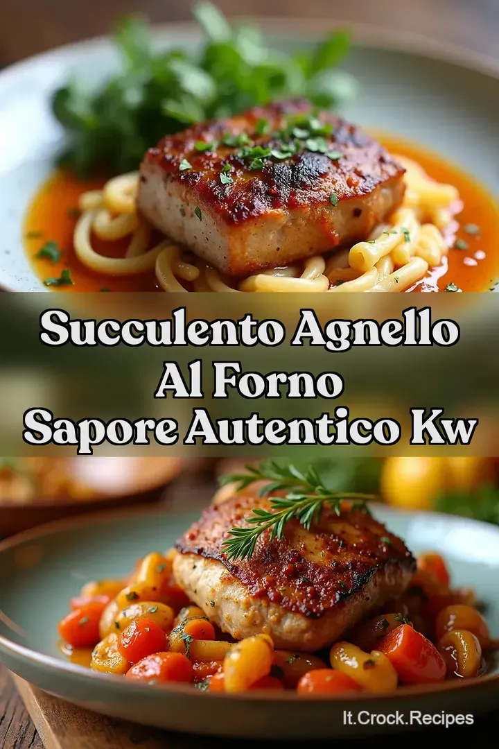Succulento Agnello al Forno Sapore Autentico kw