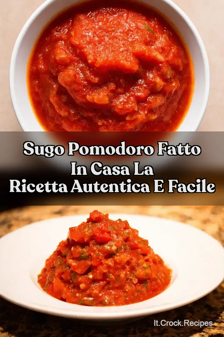 Sugo Pomodoro Fatto in Casa La Ricetta Autentica e Facile