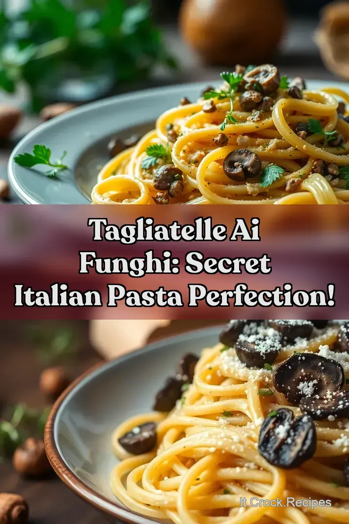 Tagliatelle ai Funghi: Secret Italian Pasta Perfection!