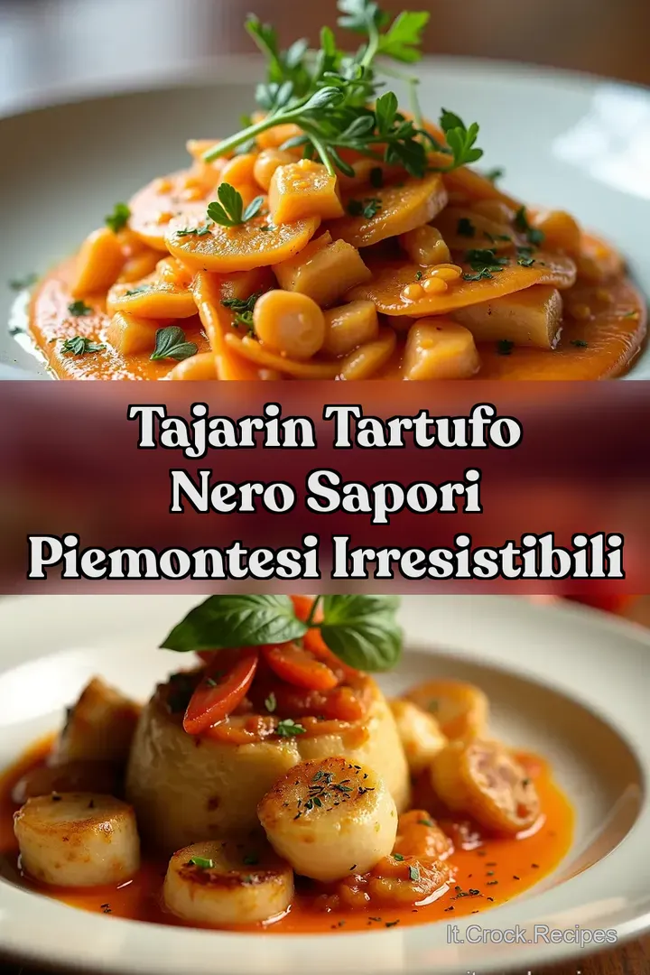 Tajarin Tartufo Nero Sapori Piemontesi Irresistibili