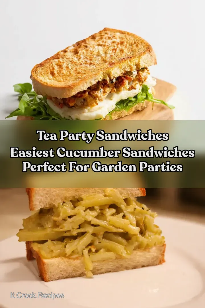 Tea Party Sandwiches Easiest Cucumber Sandwiches Perfect for Garden Parties