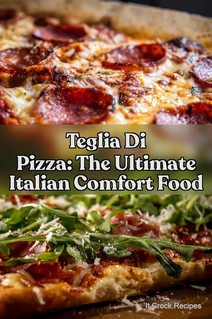 Teglia di Pizza: The Ultimate Italian Comfort Food