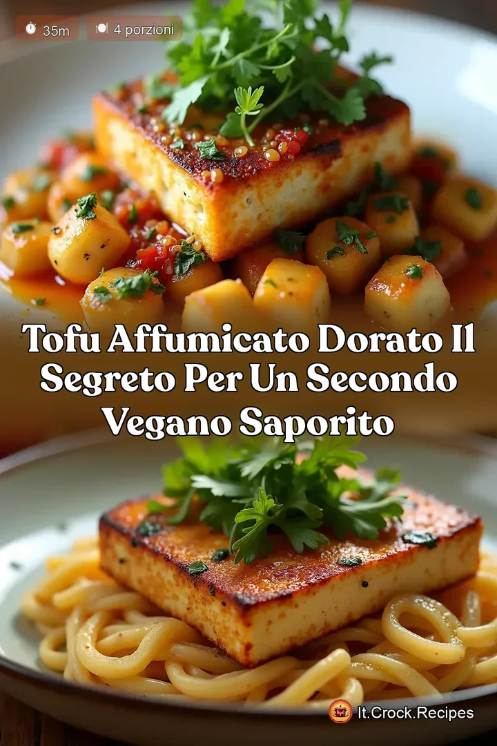 Tofu Affumicato Dorato Il Segreto per un Secondo Vegano Saporito