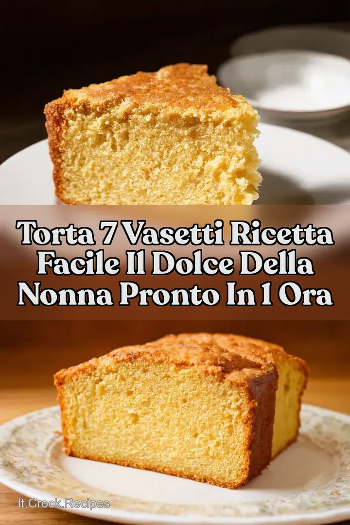 Torta 7 Vasetti Ricetta Facile Il Dolce della Nonna Pronto in 1 Ora