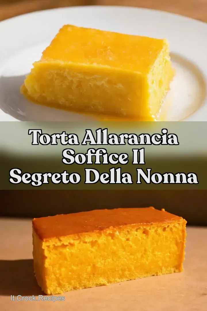 Torta allArancia Soffice Il Segreto della Nonna