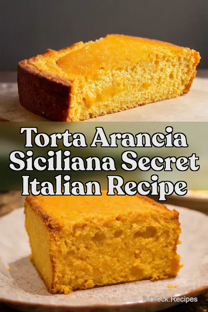 Torta Arancia Siciliana Secret Italian Recipe