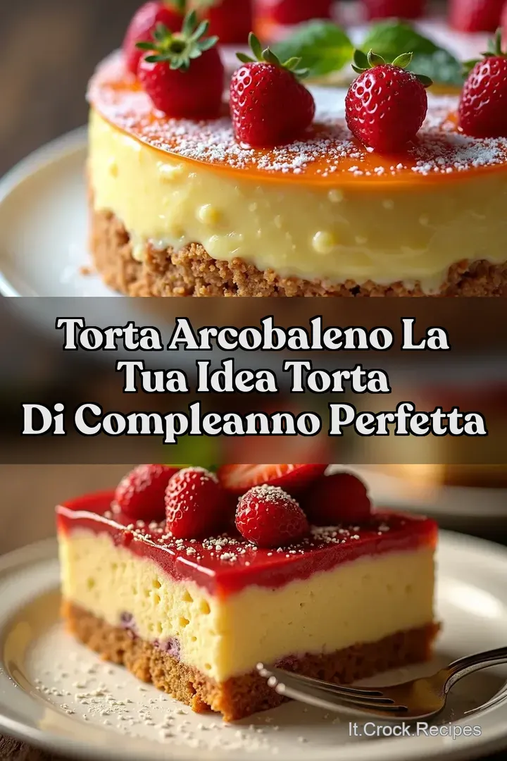 Torta Arcobaleno La Tua Idea Torta di Compleanno Perfetta