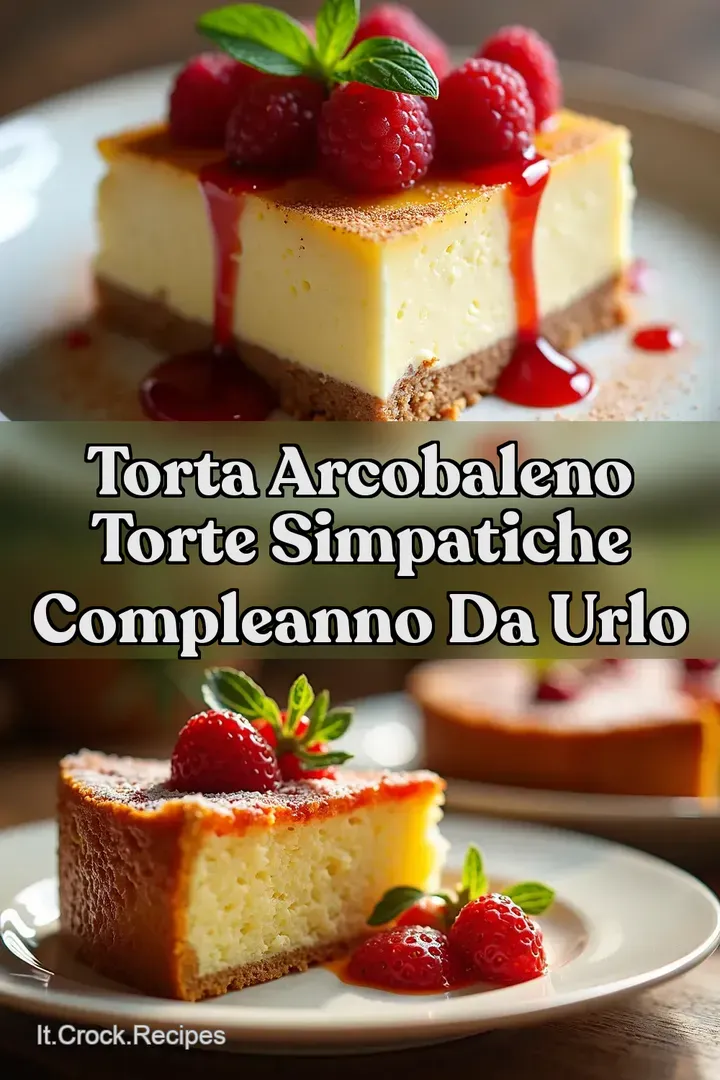 Torta Arcobaleno Torte Simpatiche Compleanno da Urlo
