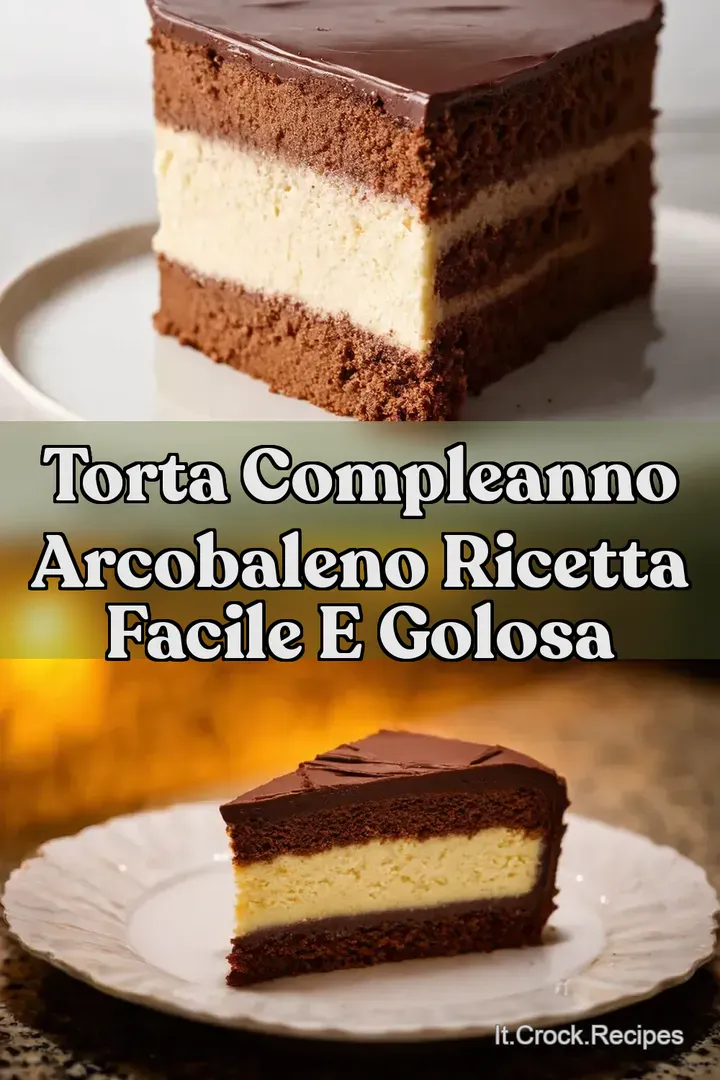 Torta Compleanno Arcobaleno Ricetta Facile e Golosa