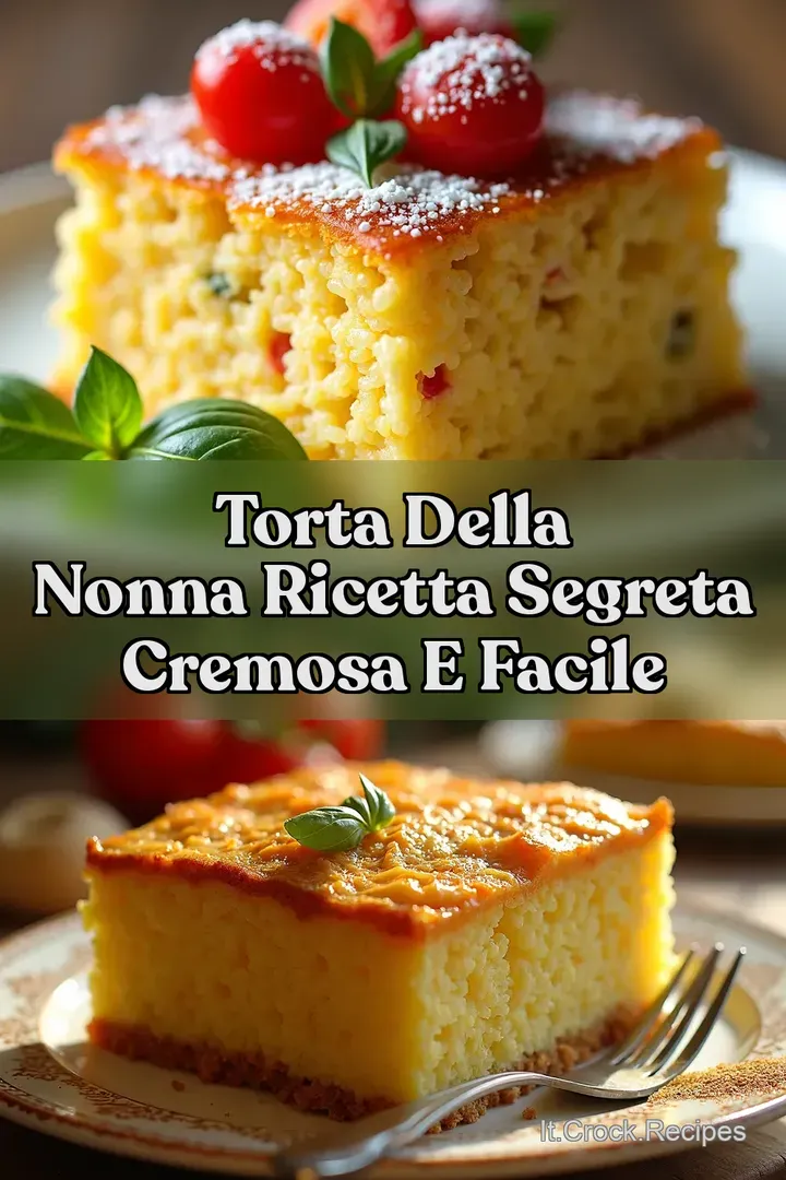 Torta della Nonna Ricetta Segreta Cremosa e Facile