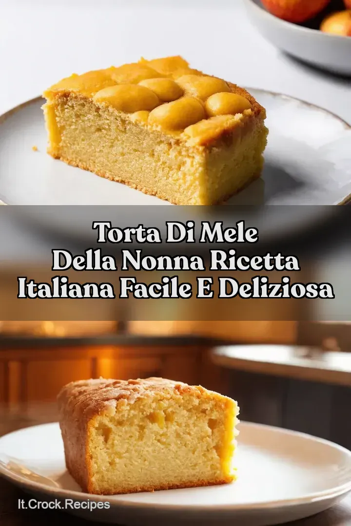 Torta di Mele della Nonna Ricetta Italiana Facile e Deliziosa