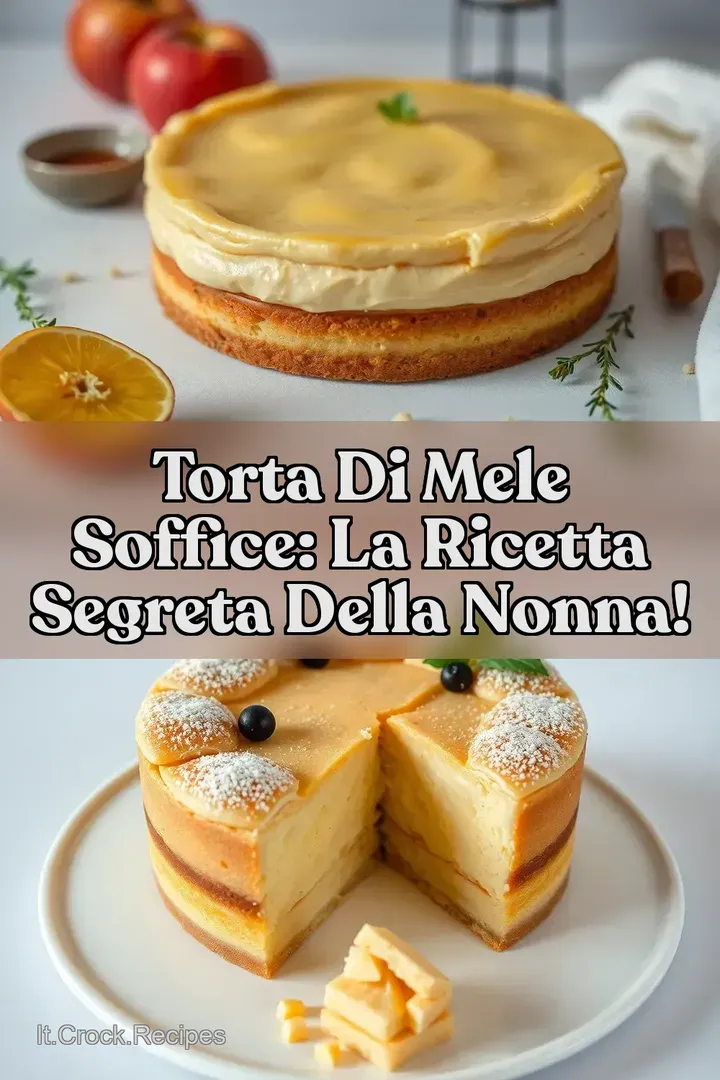 Torta di Mele Soffice: La Ricetta Segreta della Nonna!