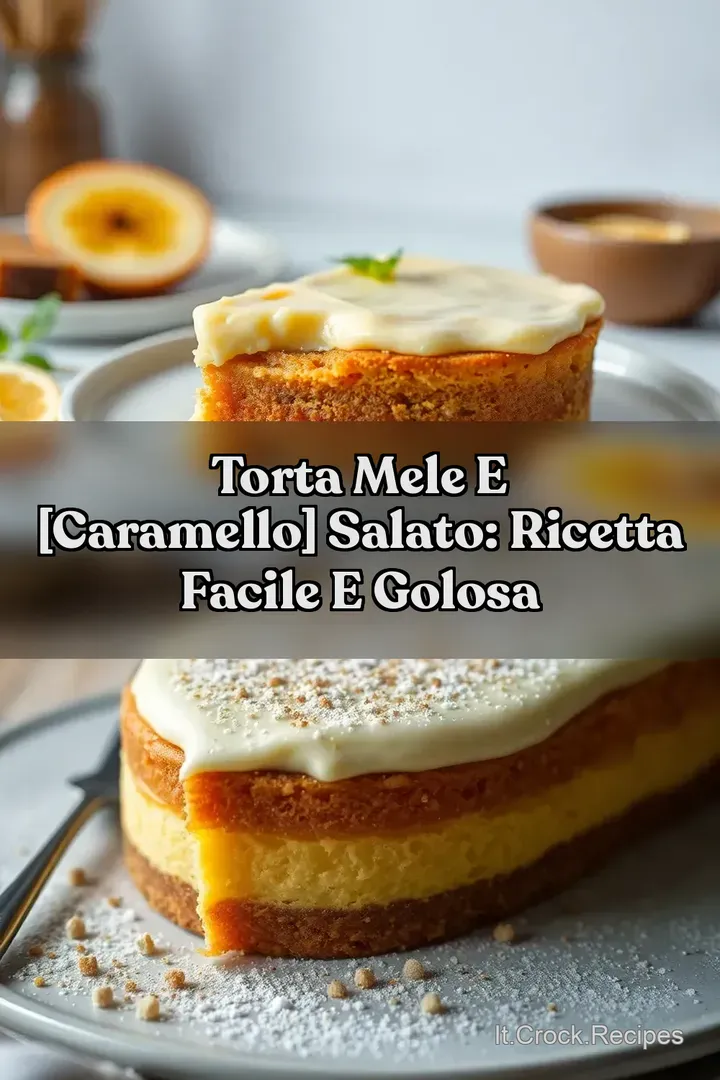 Torta Mele e [Caramello] Salato: Ricetta Facile e Golosa