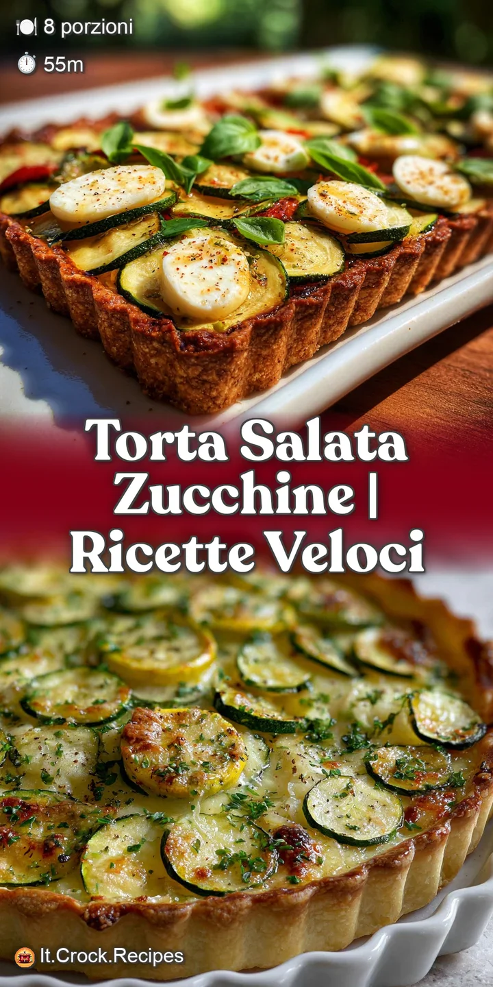 Close-up of zucchini pie showing the crispy, golden-brown crust and pockets of melted cheese. Freshly baked and utterly de...