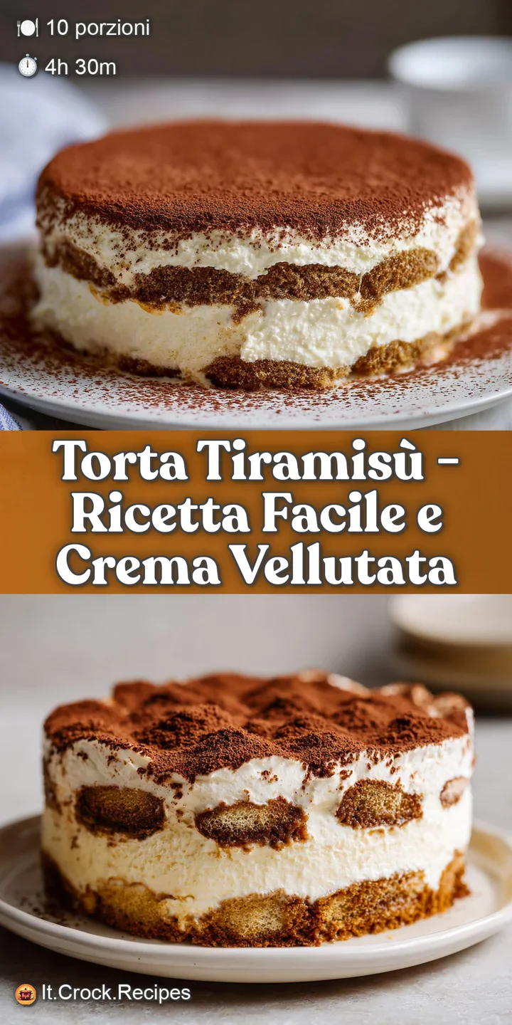 Close-up of tiramisu torta, creamy mascarpone swirls, rich cocoa powder, and coffee-soaked ladyfingers texture visible.