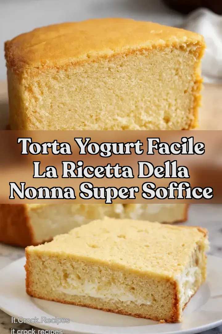 Torta Yogurt Facile La Ricetta della Nonna Super Soffice