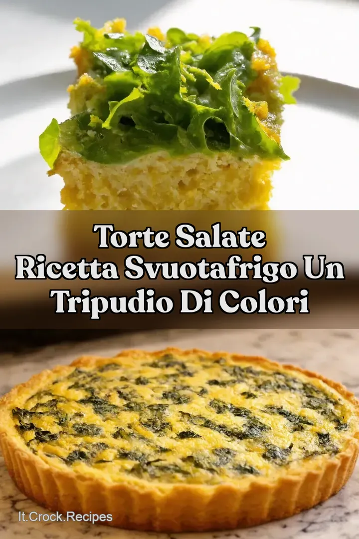 Torte Salate Ricetta Svuotafrigo un tripudio di colori