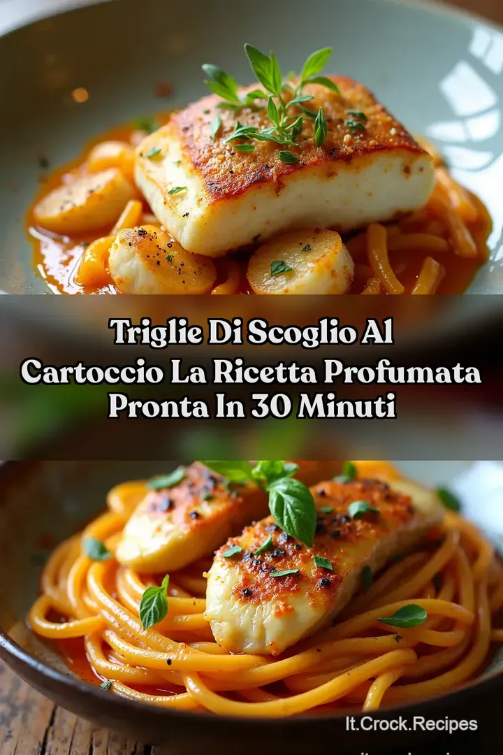 Triglie di Scoglio al Cartoccio La Ricetta Profumata Pronta in 30 Minuti