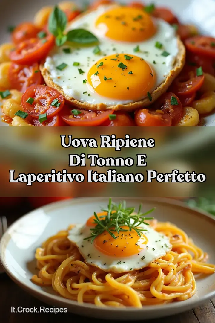 Uova Ripiene di Tonno e LAperitivo Italiano Perfetto