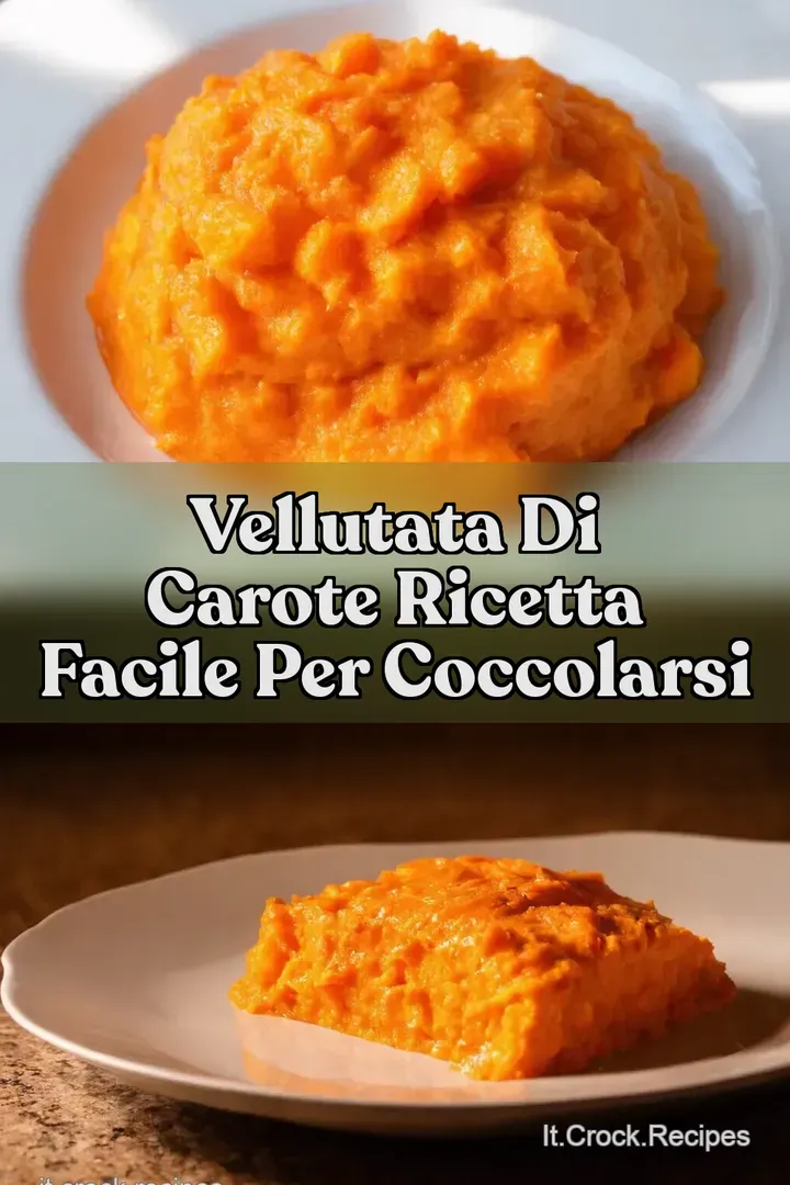 Vellutata di Carote Ricetta Facile per Coccolarsi