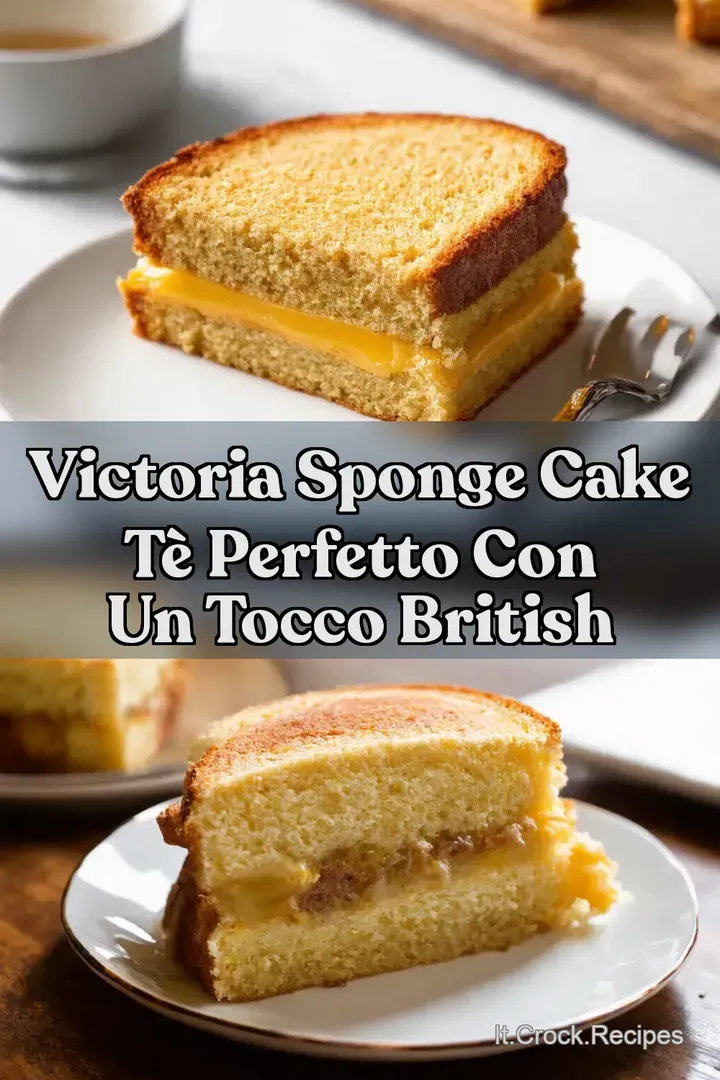 Victoria Sponge Cake T&egrave; Perfetto con un Tocco British