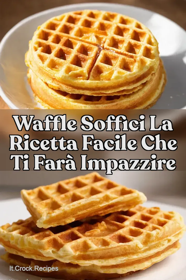 Waffle Soffici La Ricetta Facile Che Ti Far&agrave; Impazzire