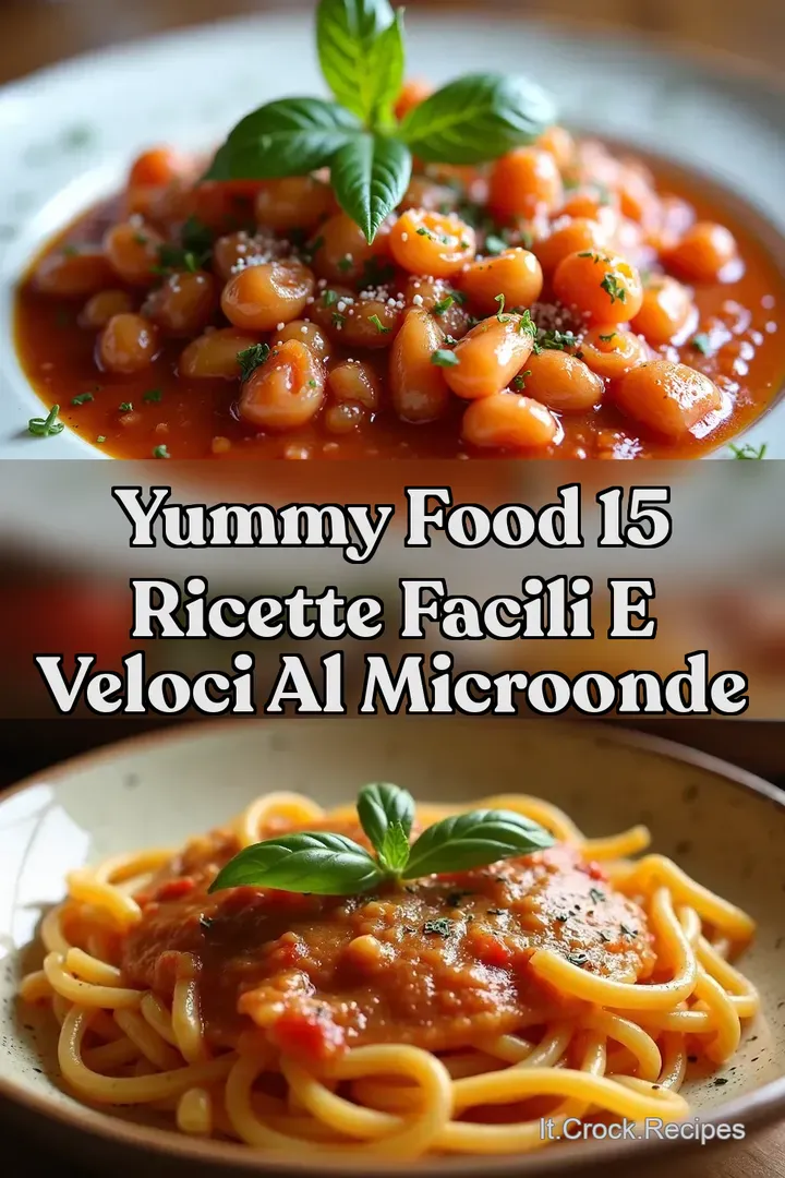 Yummy Food 15 Ricette Facili e Veloci Al Microonde
