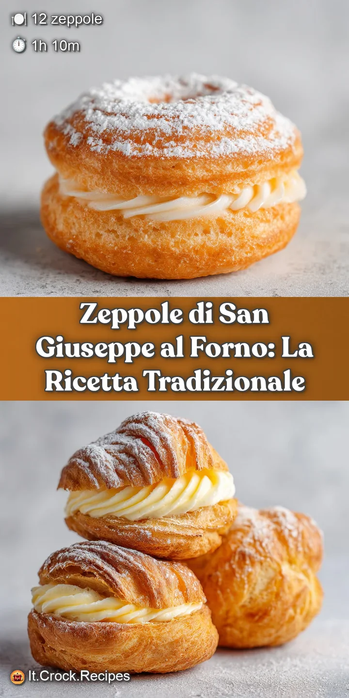 Close-up of a fluffy baked zeppole with a dusting of confectioners' sugar, revealing its soft, airy texture.
