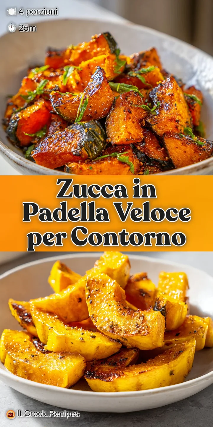 Close-up of perfectly seared squash: crispy edges, tender interior, glistening oil, and speckled with freshly cracked blac...