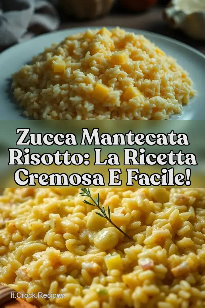 Zucca Mantecata Risotto: La Ricetta Cremosa e Facile!