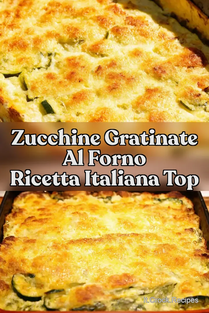 Zucchine Gratinate al Forno Ricetta Italiana Top